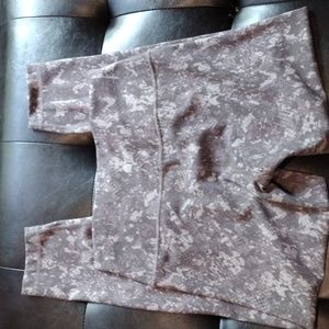 Lululemon Wunder Train High Rise Tight Leggings Grey 25" Size 10